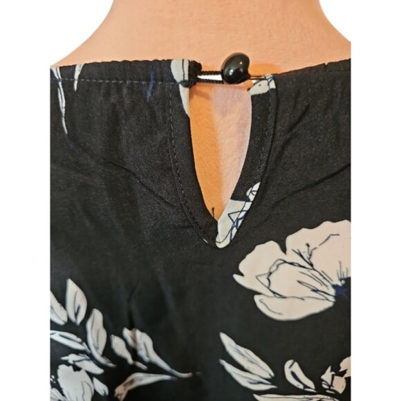 SHEIN Clasi Plus Floral Print Puff Sleeve Blouse 4X - Picture 7 of 10